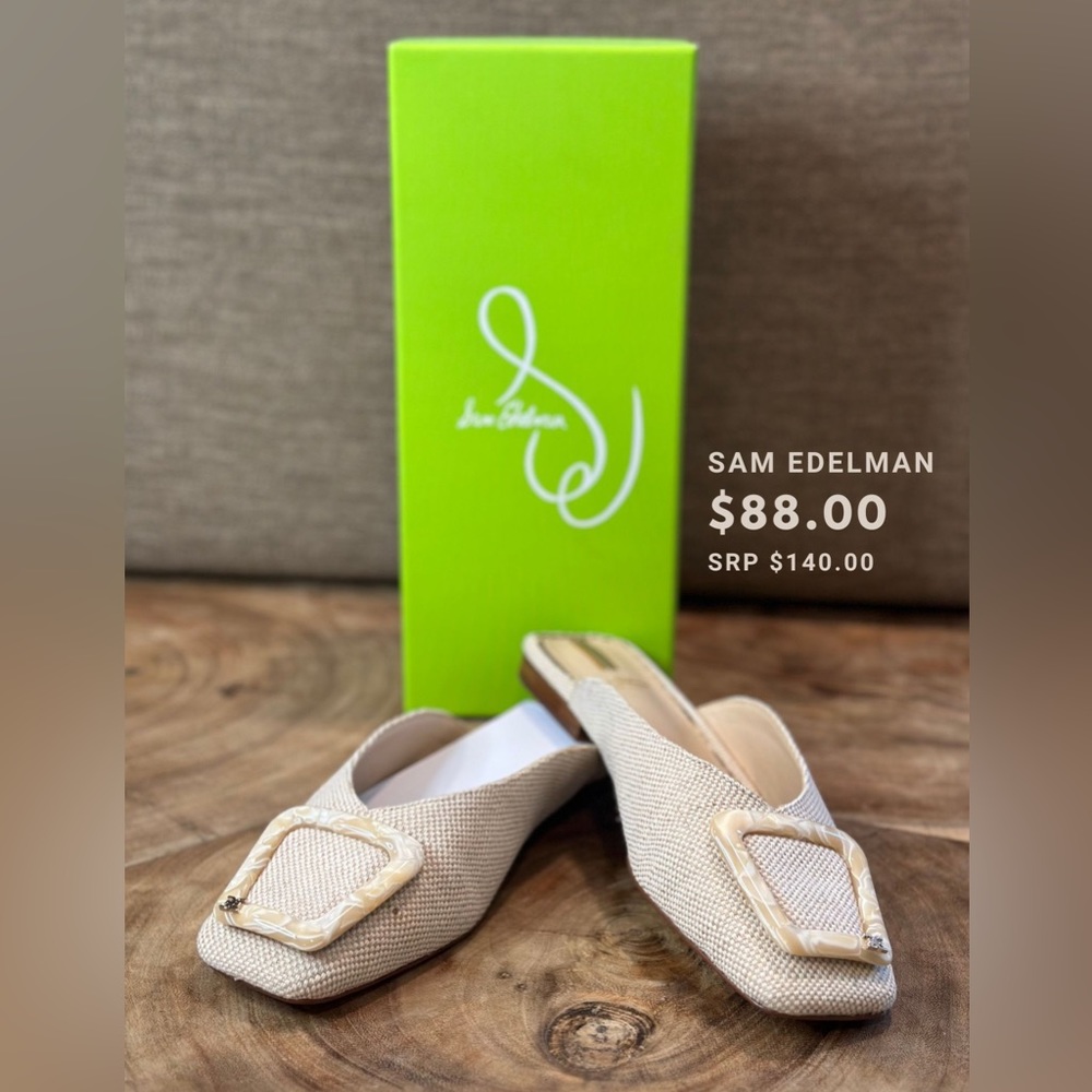 Sam Eldeman Lin Buckle Mule SIZE 8.5W US